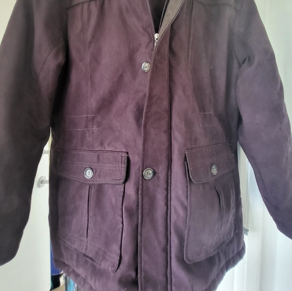 Mens Outdoor wax coat by Saxon - Picture 3 of 3